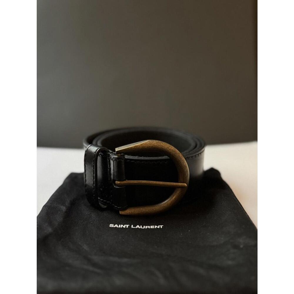 Saint Laurent Paris Men’s Leather Belt